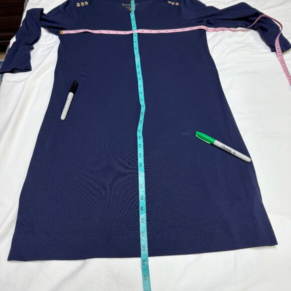 Lilly Pulitzer Sophie UPF 50 Dress True Navy M EUC - Picture 10 of 12
